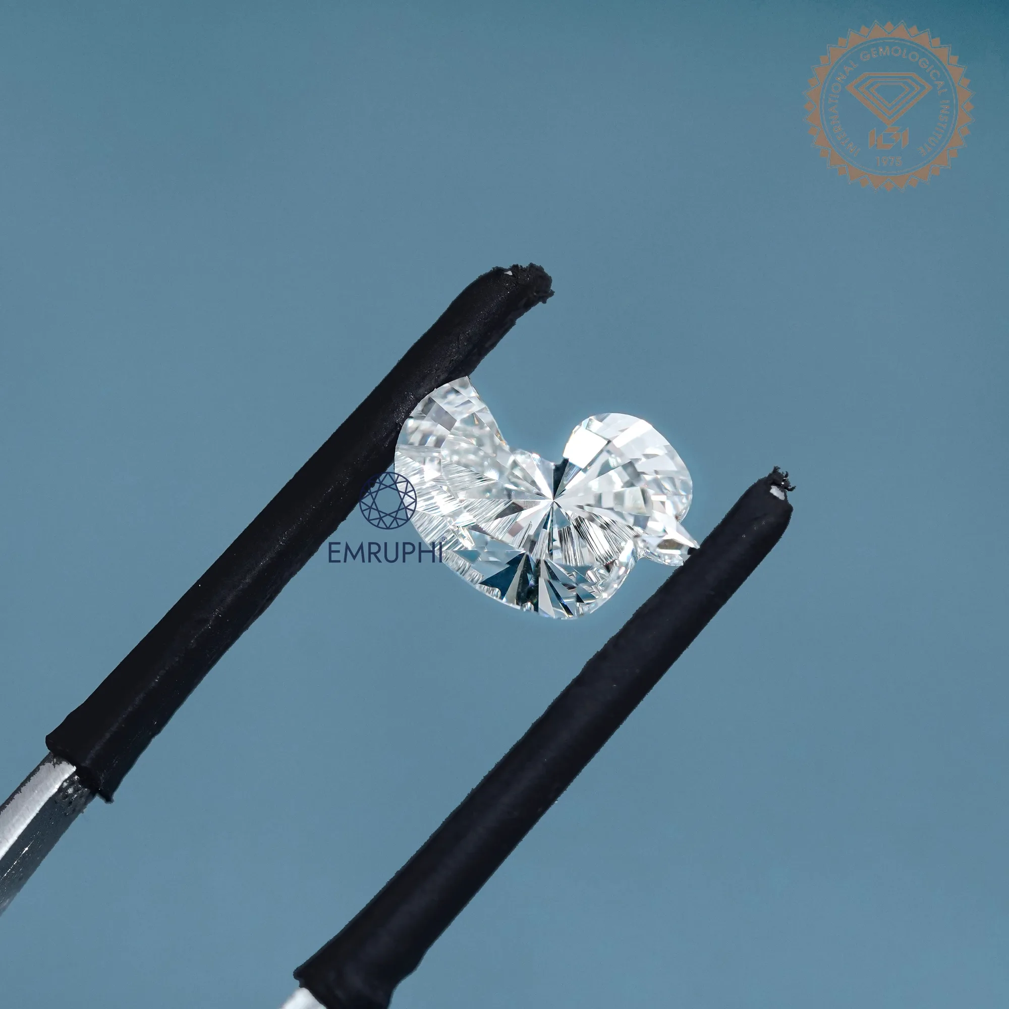 1.5 CT Duck Shape Lab Grown Diamond, Loose Diamond For Custom Jewellery, IGI Certified — view 4