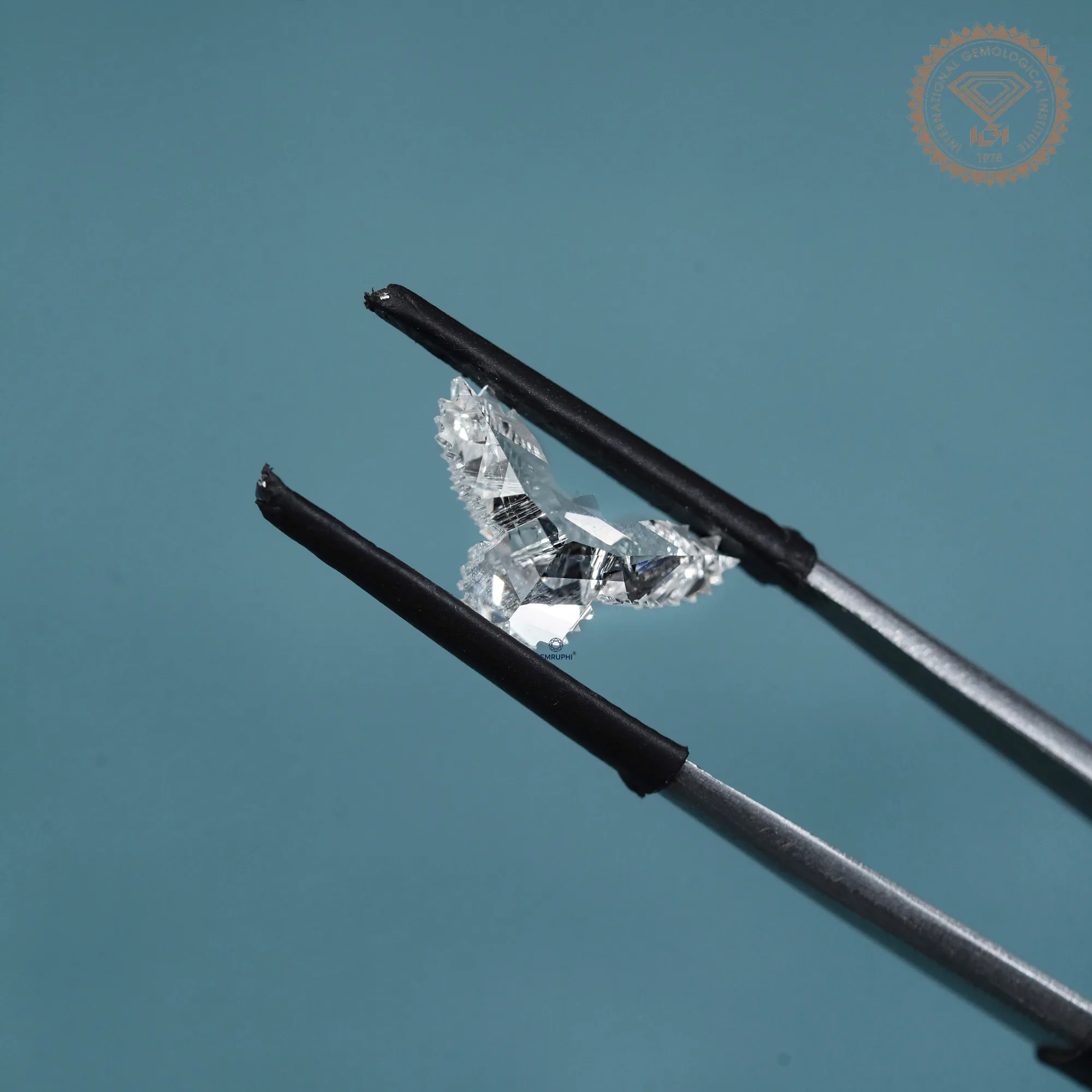 3.06 CT Eagle Cut Lab Grown Diamond, IGI Certified Bird Shape Loose Stone — view 9