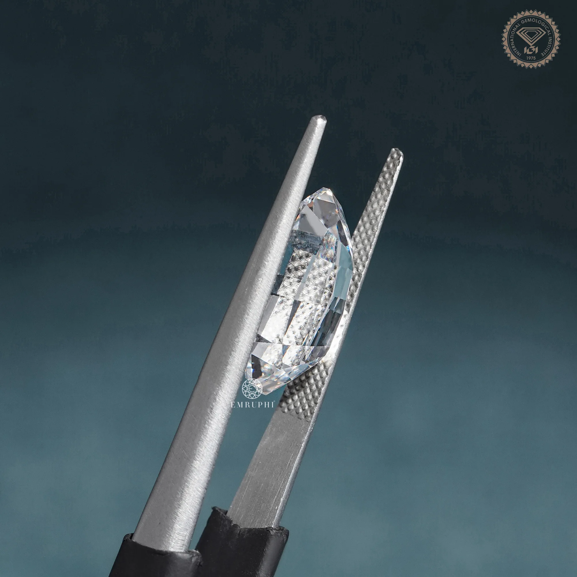 7 Carat Oval Step Cut Loose Diamond, IGI Certified — view 7