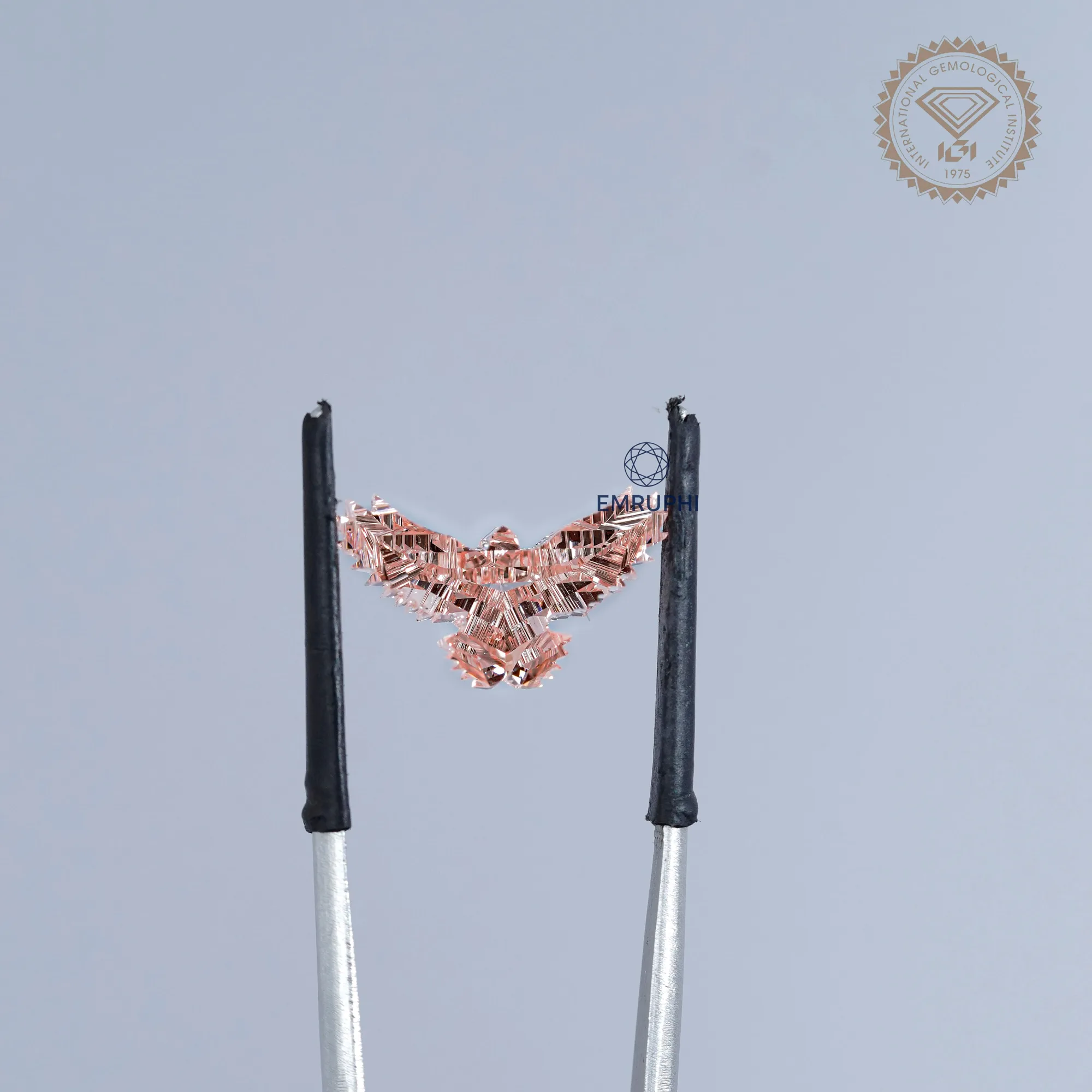 5 CT Vivid Pink Eagle Cut Lab Grown Diamond, IGI Certified — view 5