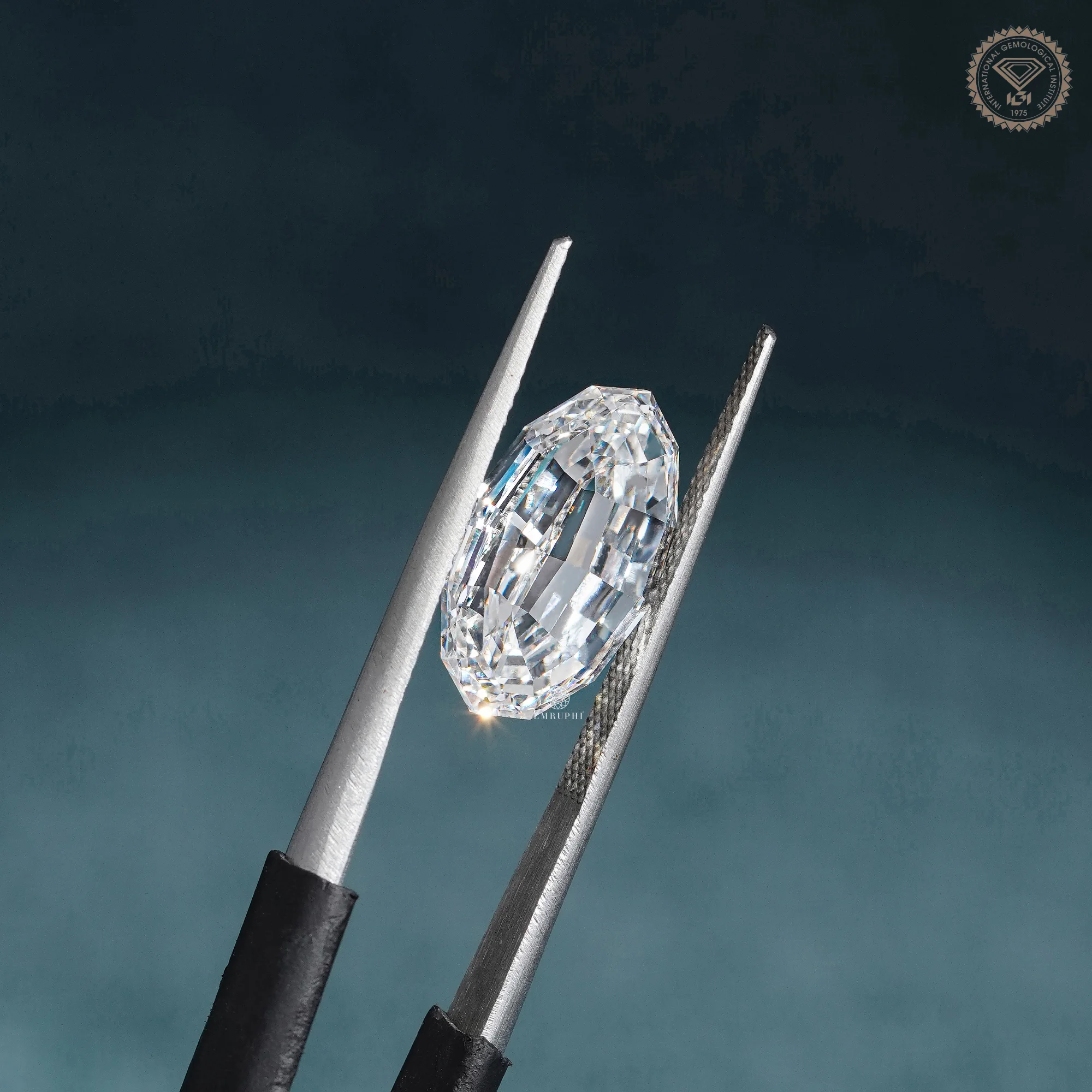 7 Carat Oval Step Cut Loose Diamond, IGI Certified — view 5