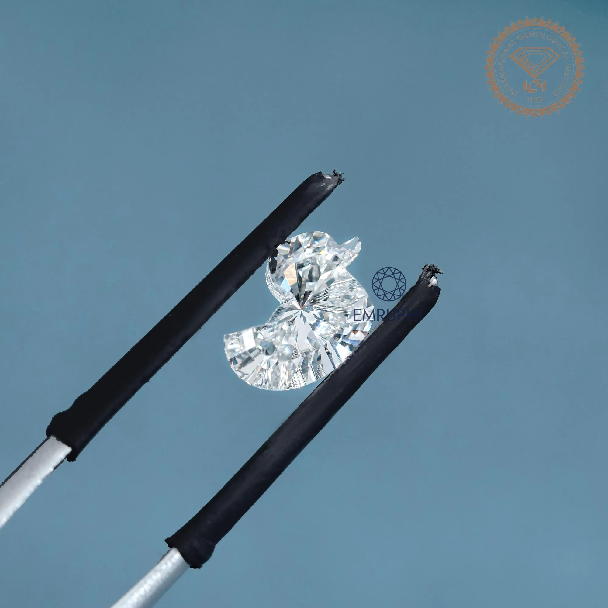 1.5 CT Duck Shape Lab Grown Diamond, Loose Diamond For Custom Jewellery, IGI Certified — view 2