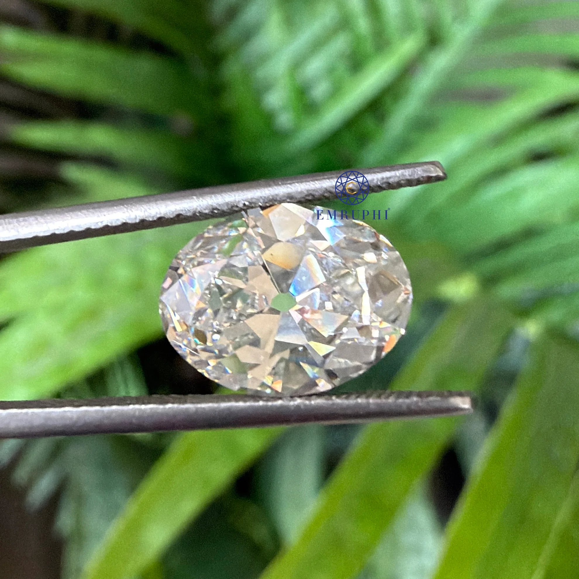 3 CT Oval Old Mine Lab Grown Diamond, Loose CVD Diamond, IGI Certified — view 6