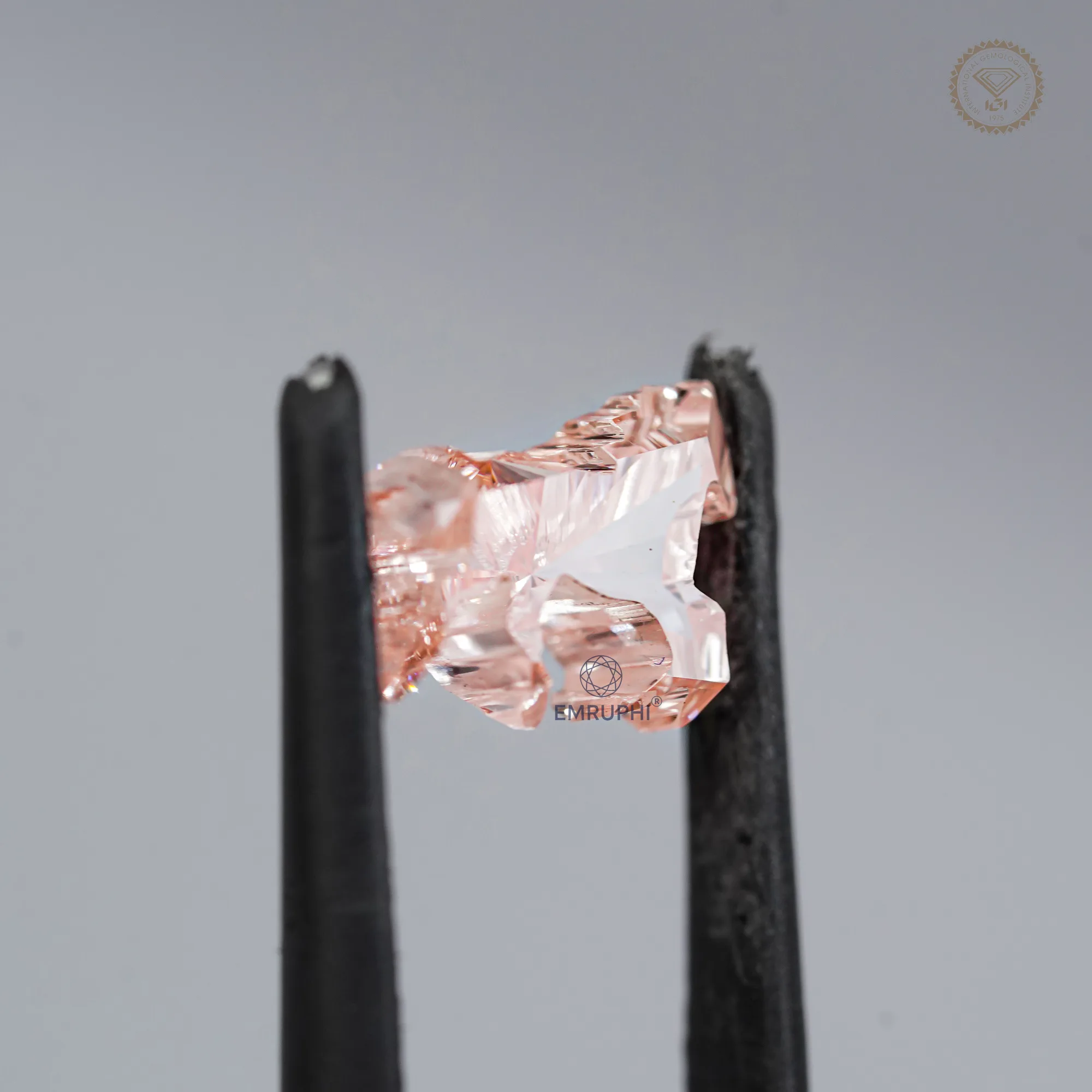 2.41 CT Vivid Pink Horse Cut Lab-Grown Diamond, Fancy Shape Loose Diamond — view 6