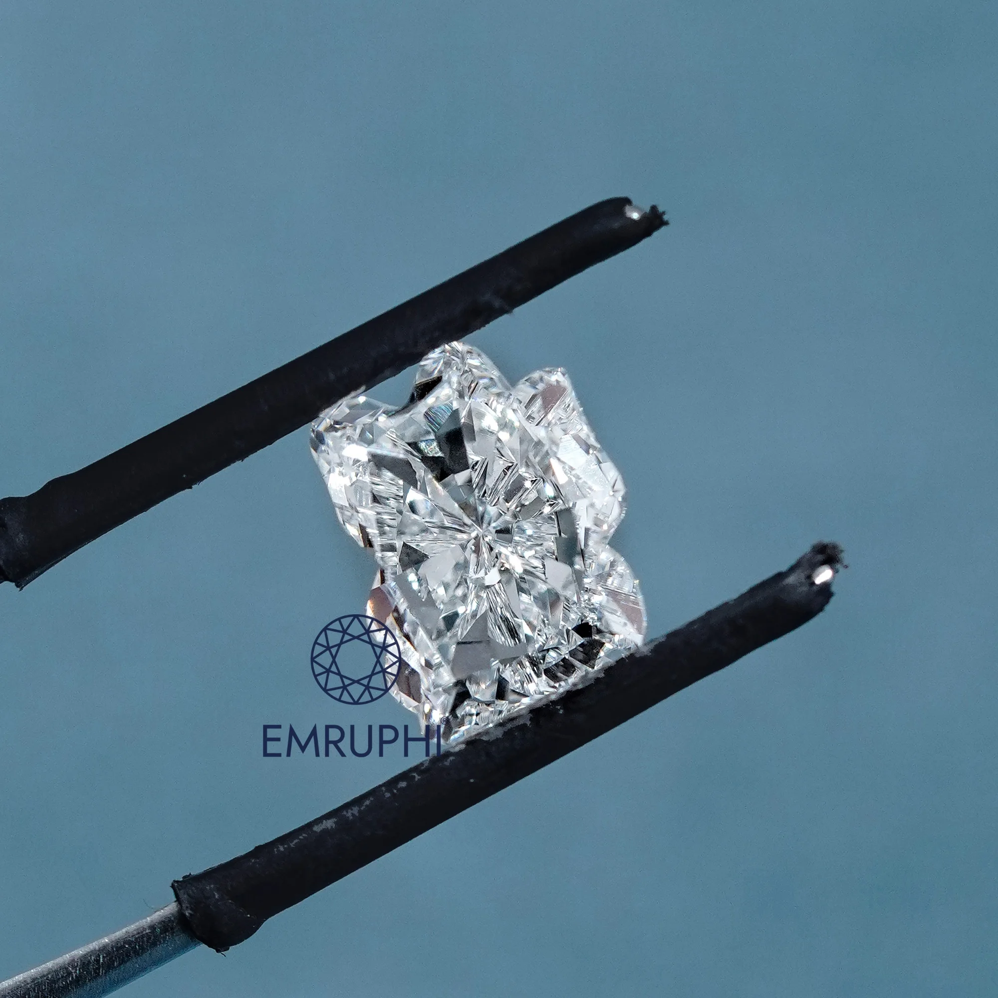 Maneki Neko Shape Lab Grown Diamond, VVS Clarity, Cat Cut Diamond