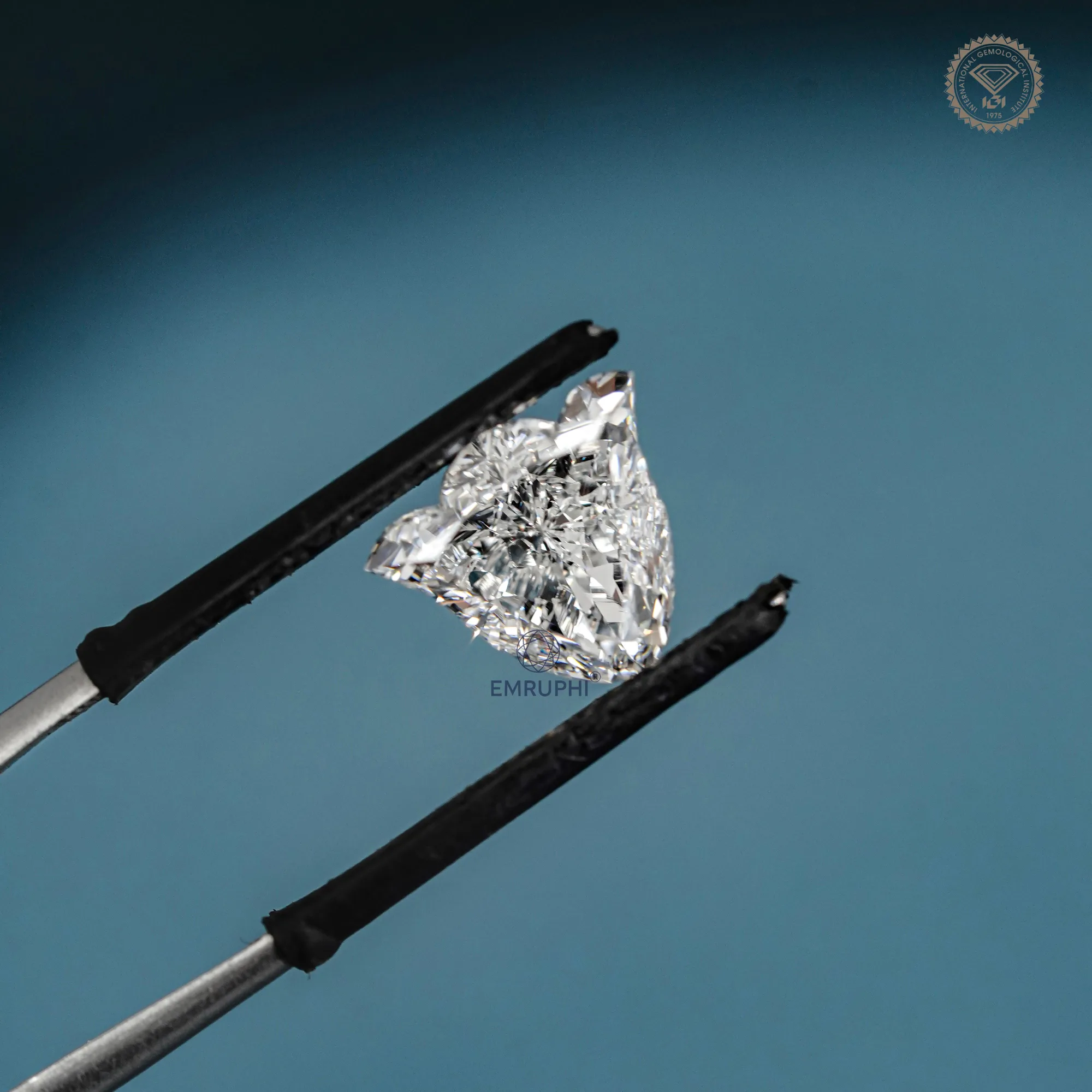 Lab Grown Tulip Cut Diamond, 3.58 CT Flower Shape, IGI Certified Loose Diamond