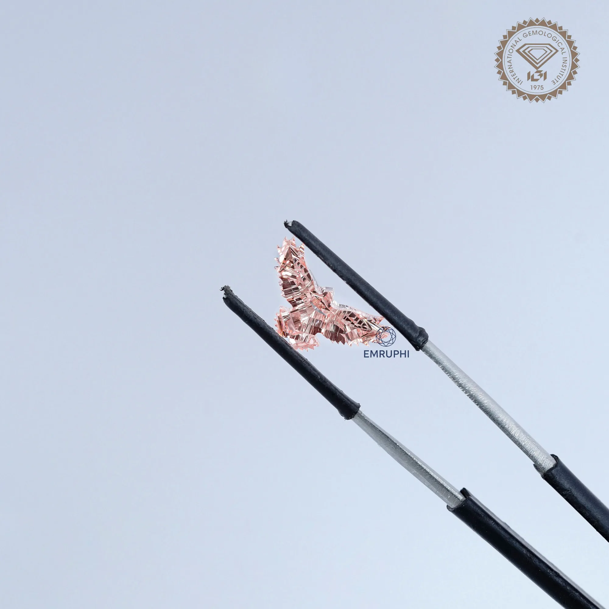 5 CT Vivid Pink Eagle Cut Lab Grown Diamond, IGI Certified — view 4