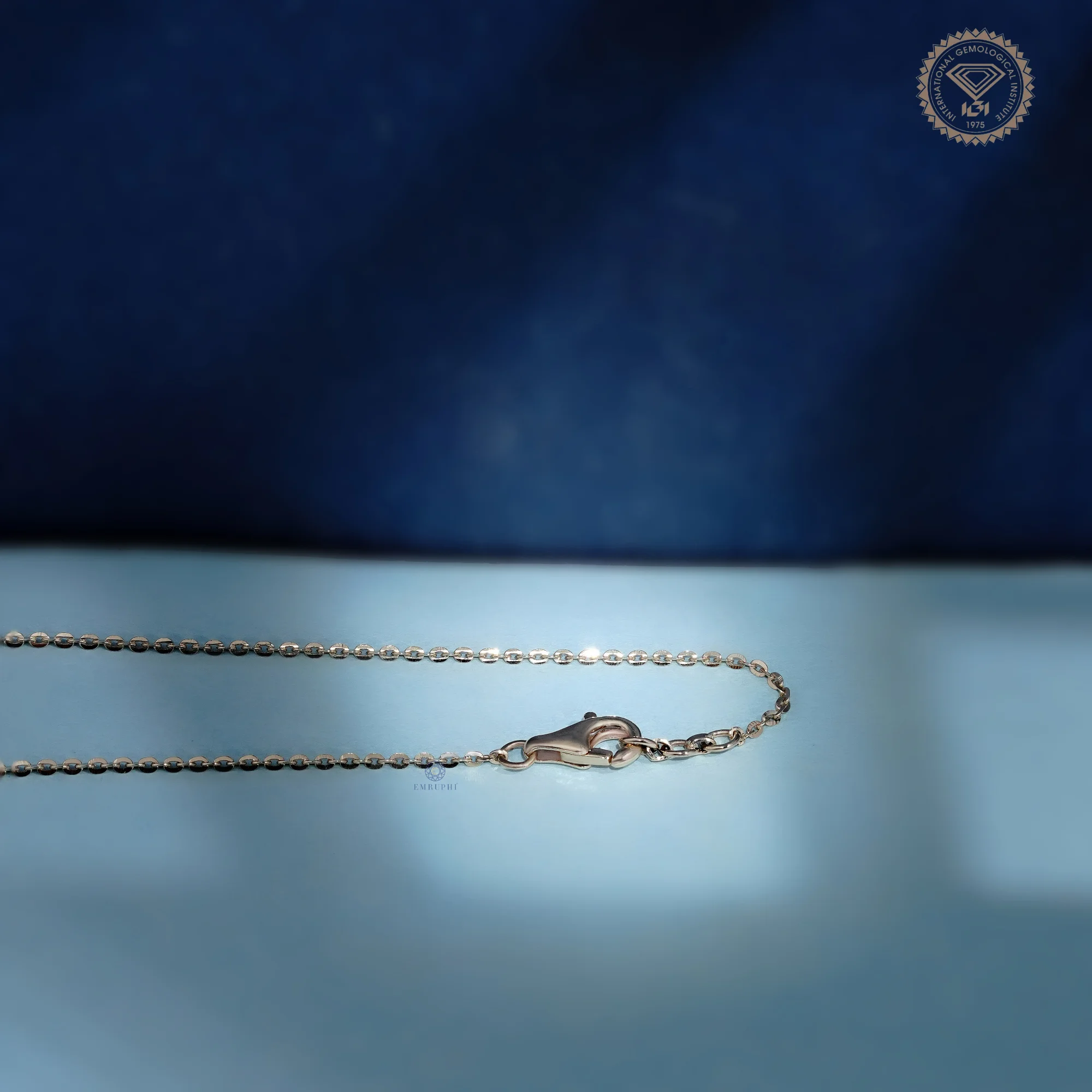 2 CT Oval Cut Solitaire Lab Grown Diamond Pendant, 14K Gold Necklace — view 5