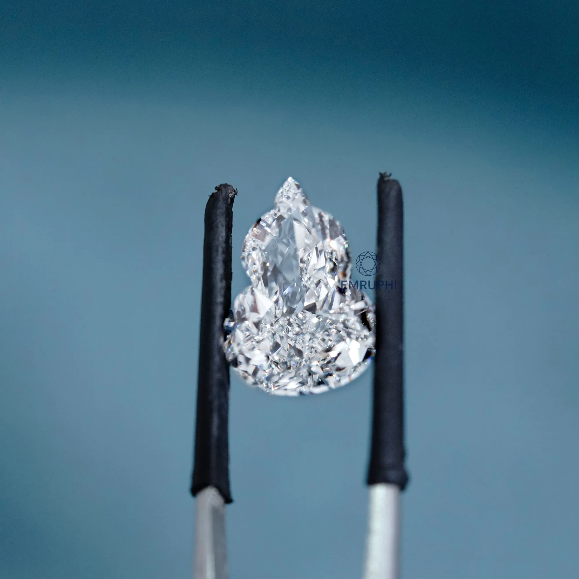 Hulu Cut Lab Grown Diamond, Antique Shape, IGI Certified Pendant Gem