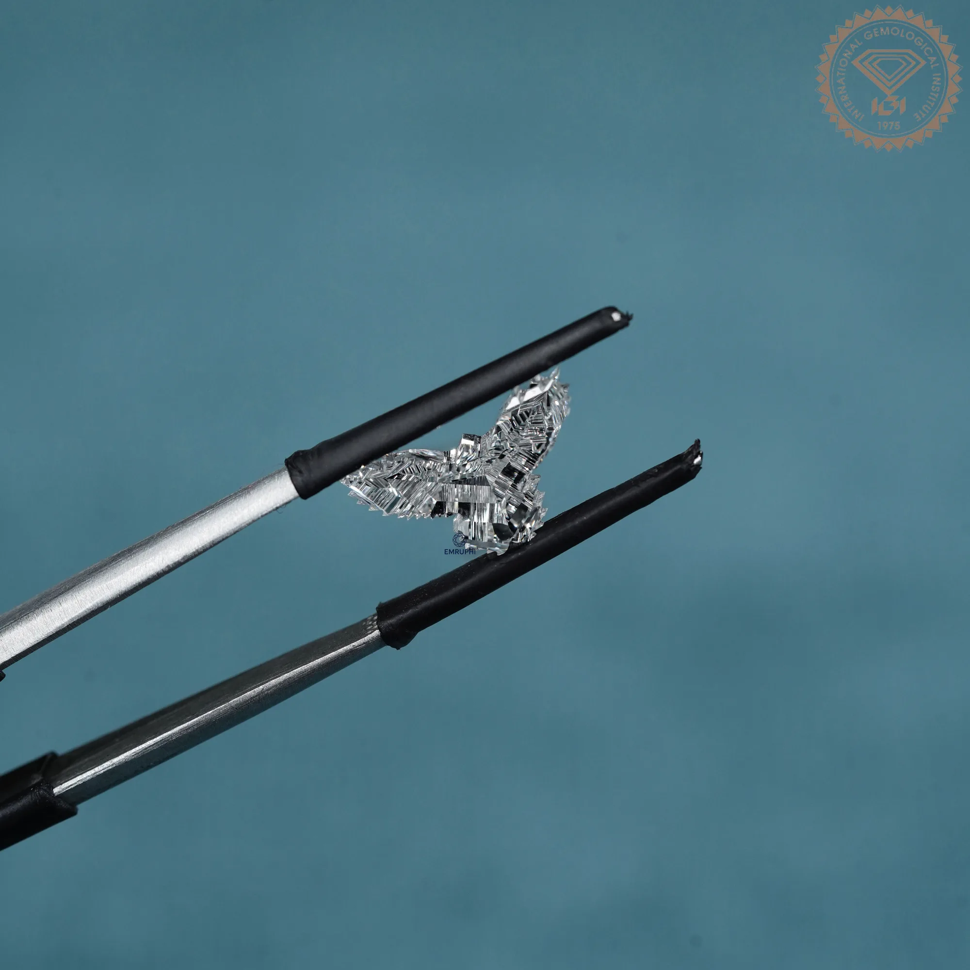 3.06 CT Eagle Cut Lab Grown Diamond, IGI Certified Bird Shape Loose Stone — view 7