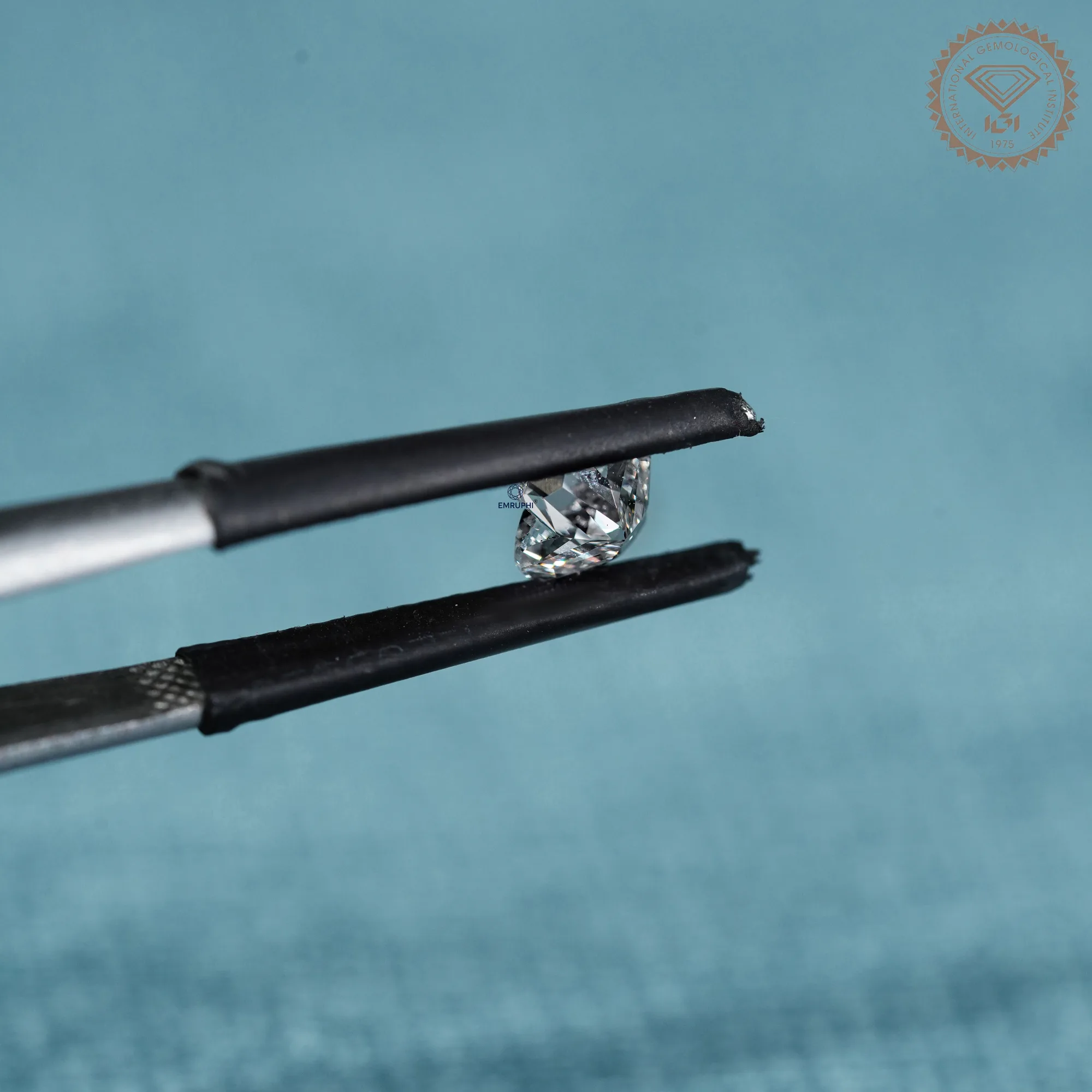 0.76 CT Lily Floral Lab Grown Diamond, Floral Diamond, Unique Cut Diamond — view 6