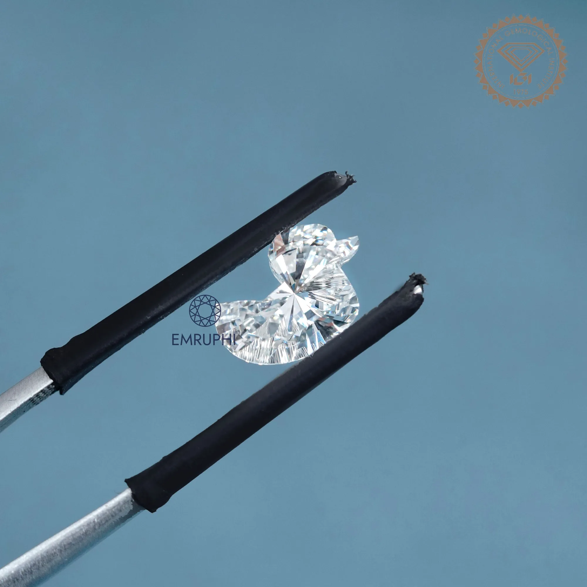 1.5 CT Duck Shape Lab Grown Diamond, Loose Diamond For Custom Jewellery, IGI Certified
