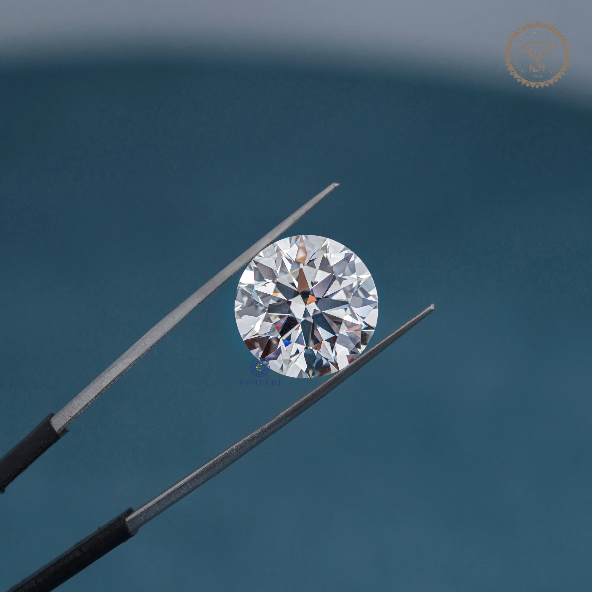 17 CT Lab Grown Loose Diamond, Round Brilliant Cut Diamond, IGI Certified Lab Diamond — view 3