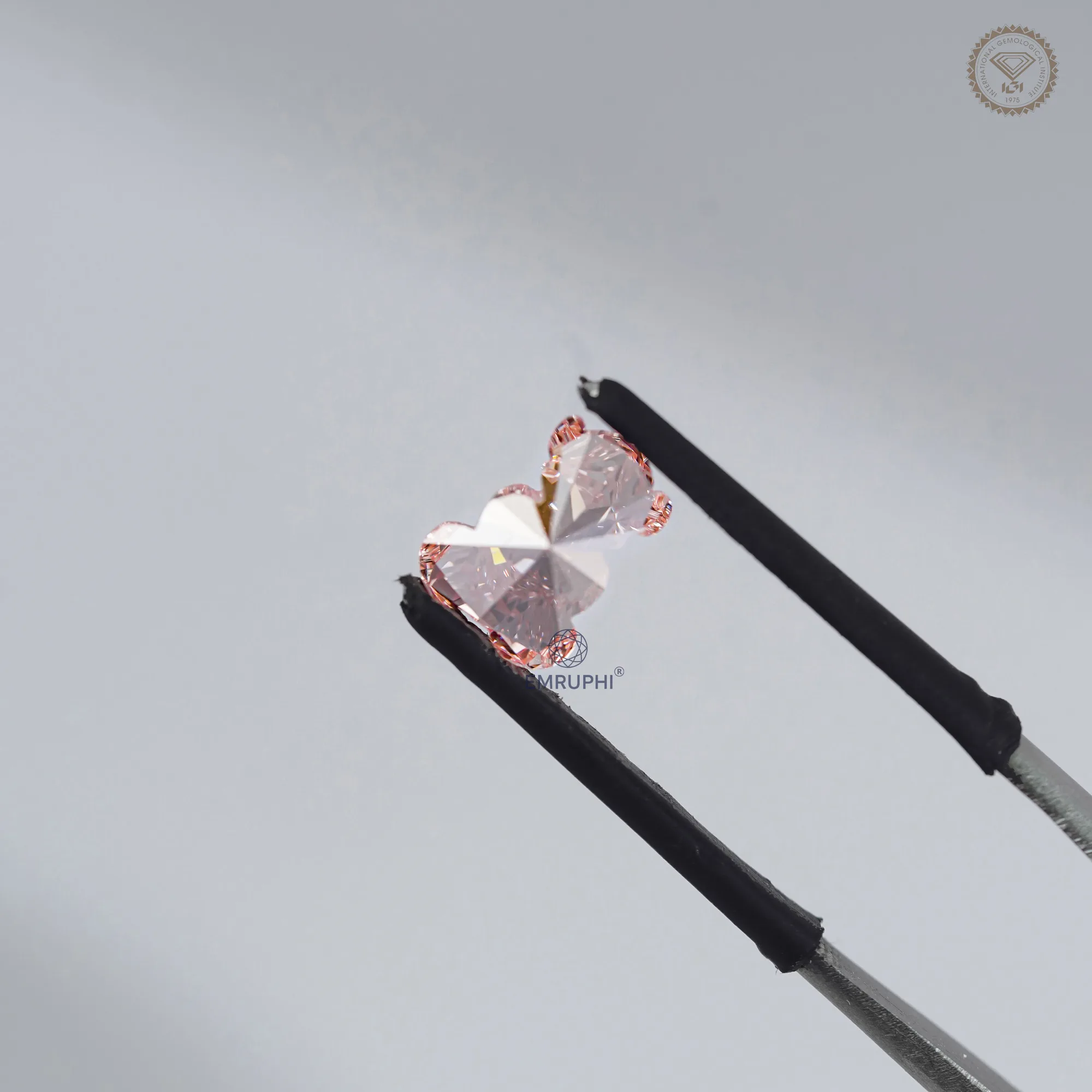 Teddy Bear Shape Lab Grown Diamond, Fancy Cut CVD Diamond for Gifts & Jewelery Making — view 7