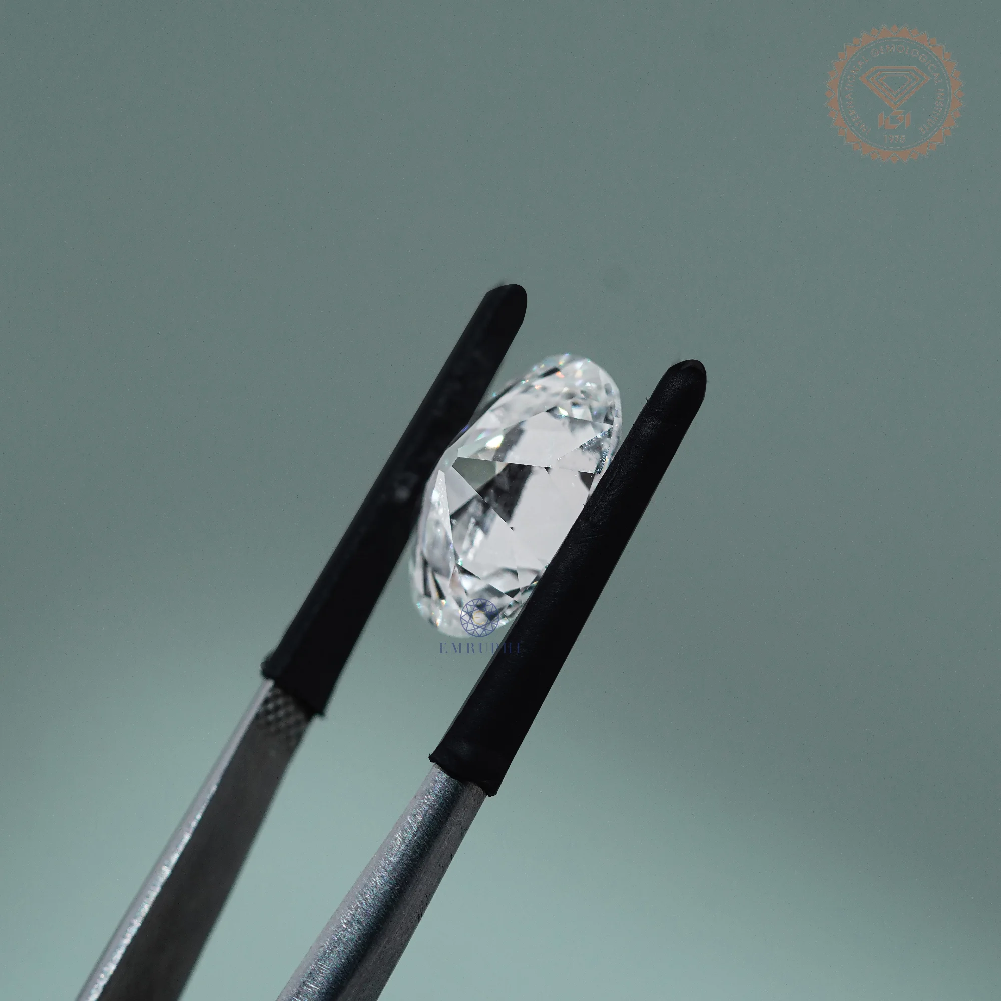 5 CT Old Mine Oval Cut Lab Grown Diamond, IGI Certified Certified, Custom Diamond For Ring — view 5