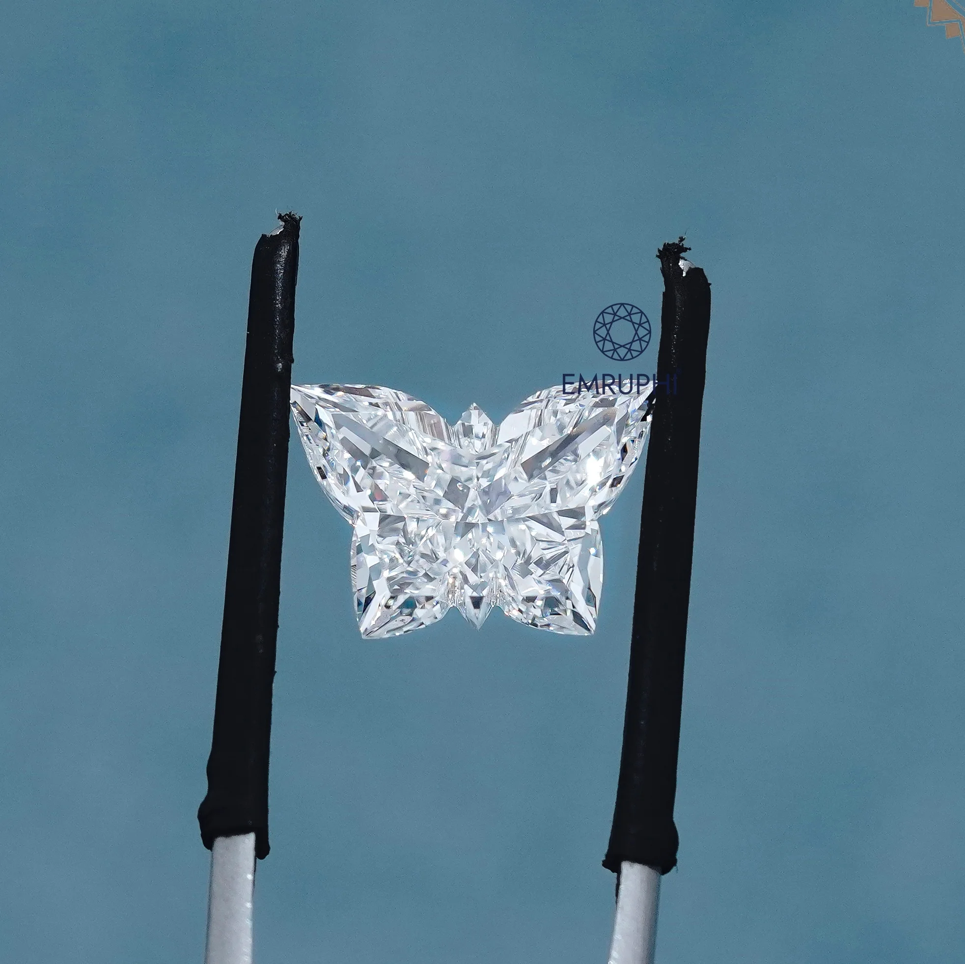 3.5 CT Butterfly Cut Loose Lab Grown Diamond, IGI Certified