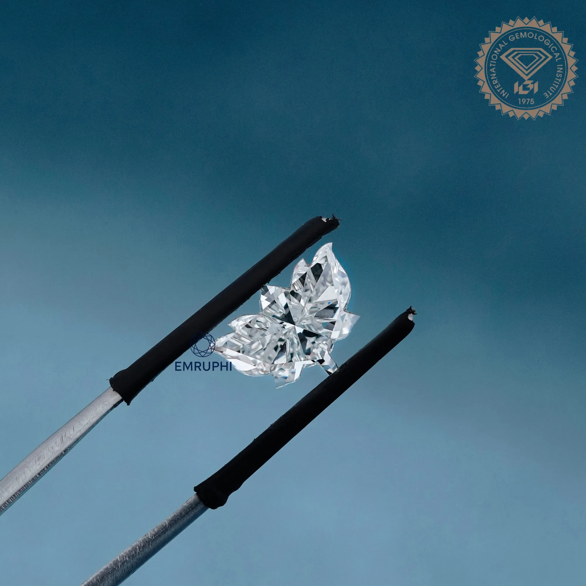 Lotus Cut Lab Grown Diamond, 3.00 CT, IGI Certified Pendant Gem — view 3
