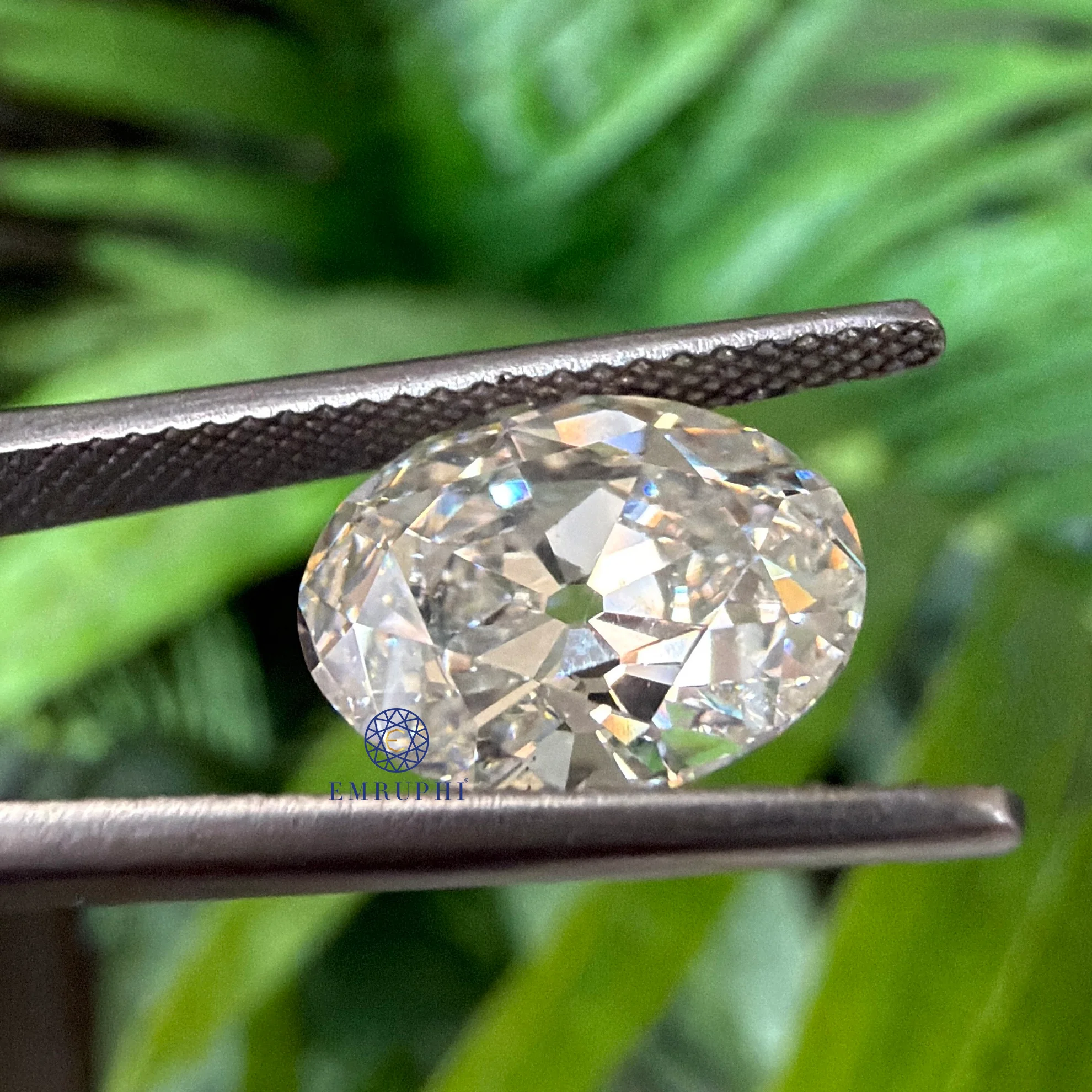 3 CT Oval Old Mine Lab Grown Diamond, Loose CVD Diamond, IGI Certified — view 4