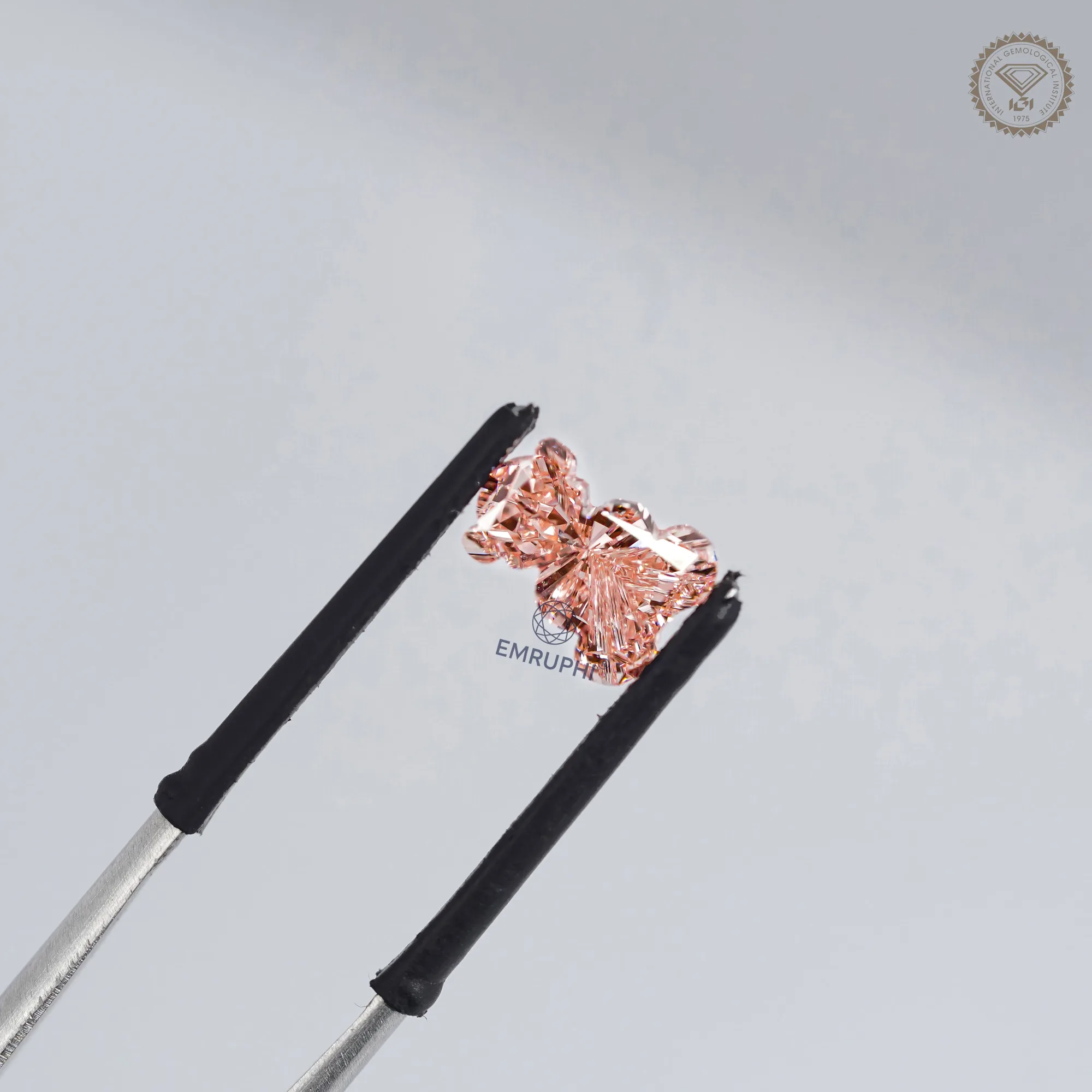 Teddy Bear Shape Lab Grown Diamond, Fancy Cut CVD Diamond for Gifts & Jewelery Making — view 4