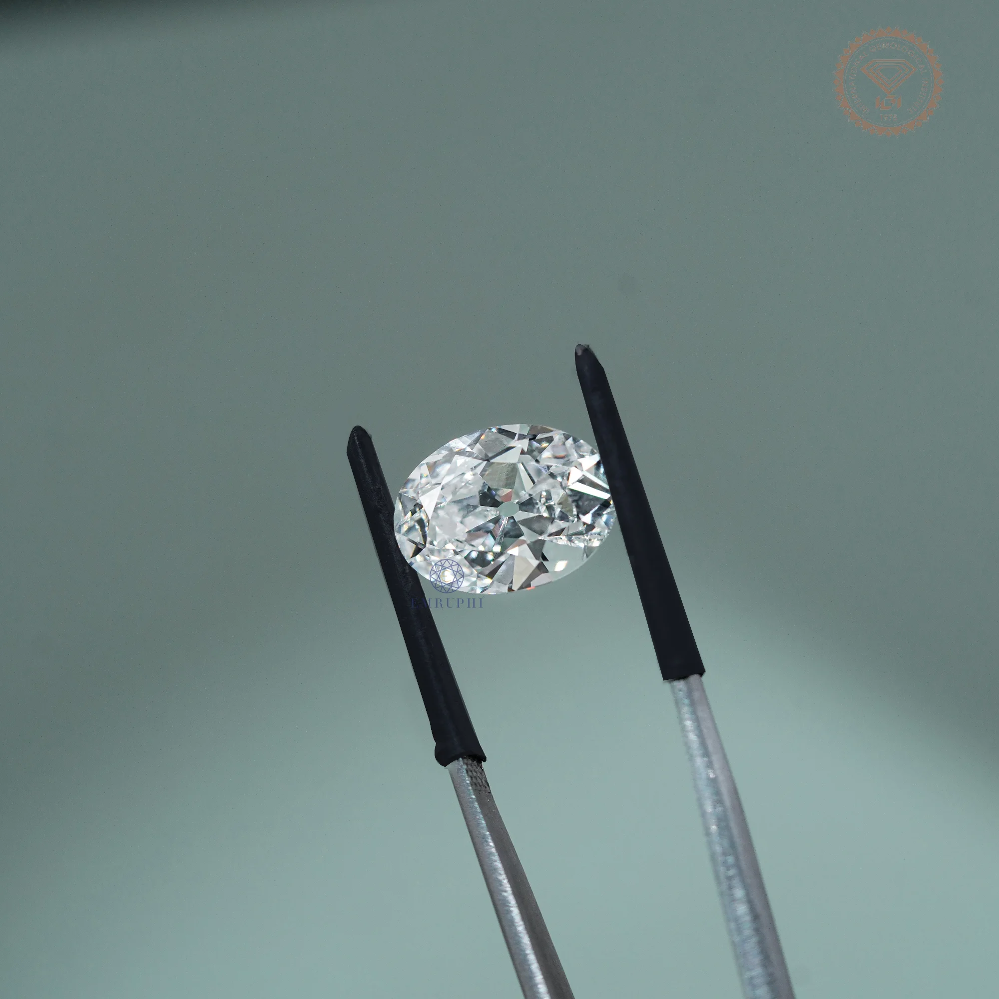 5 CT Old Mine Oval Cut Lab Grown Diamond, IGI Certified Certified, Custom Diamond For Ring — view 10