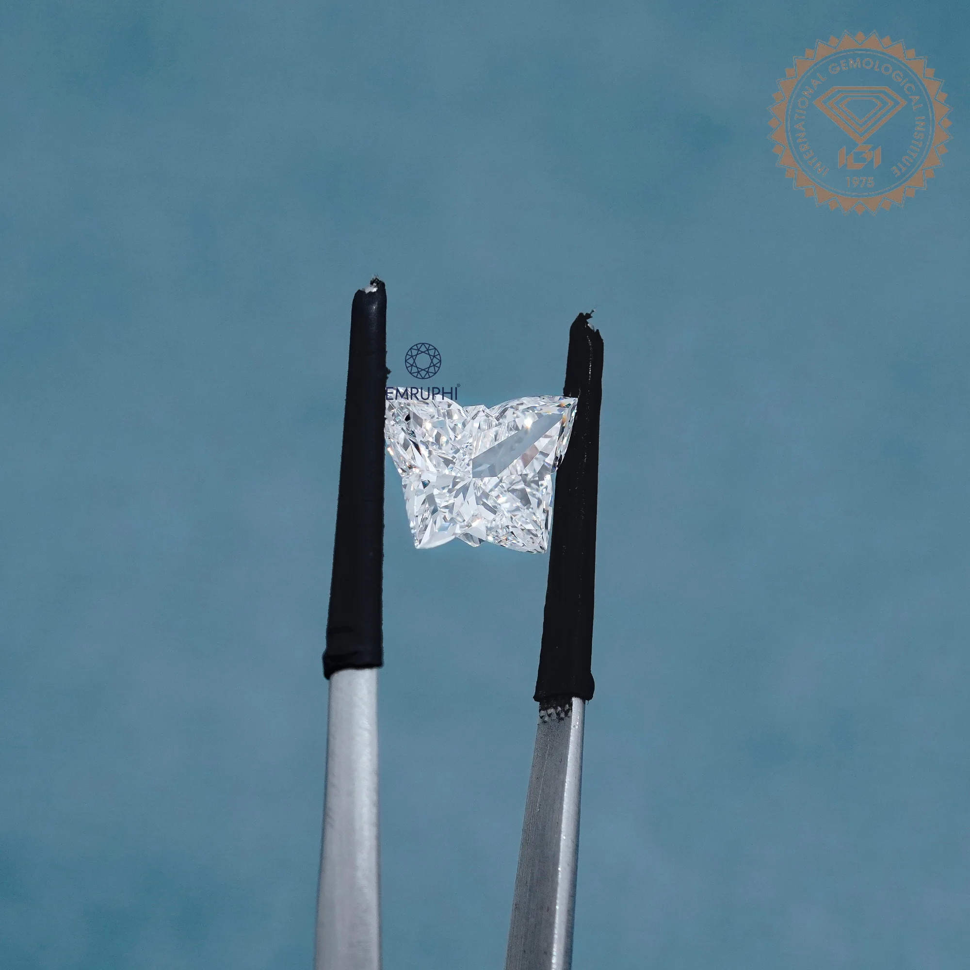 3.5 CT Butterfly Cut Loose Lab Grown Diamond, IGI Certified — view 5